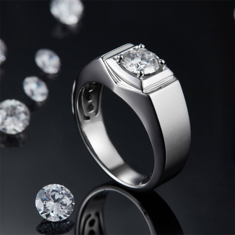 JTV Mens Moissanite Rings