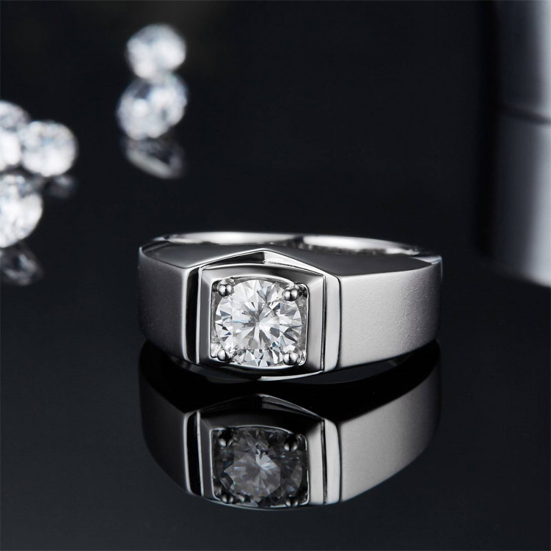 JTV Mens Moissanite Rings