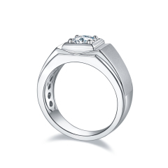 Dainty Moissanite Ring