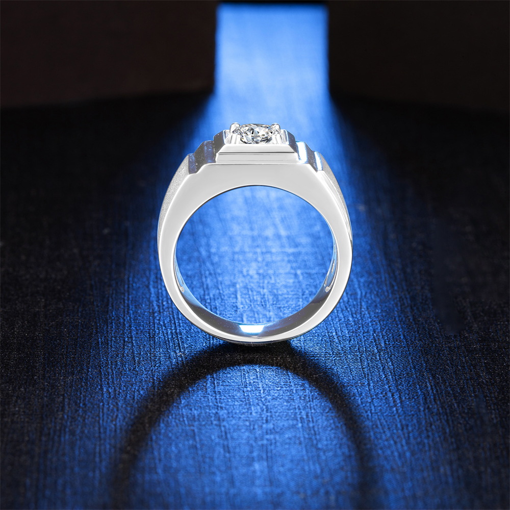Big Moissanite Engagement Rings
