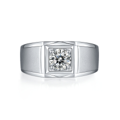 Dainty Moissanite Ring