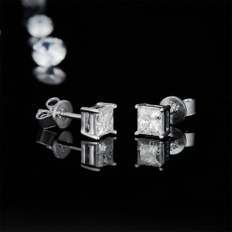 Diamond Moissanite Earrings