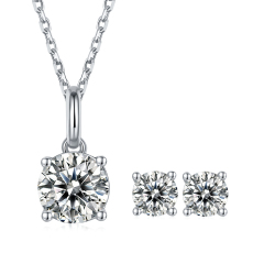 Moissanite Diamond Earrings