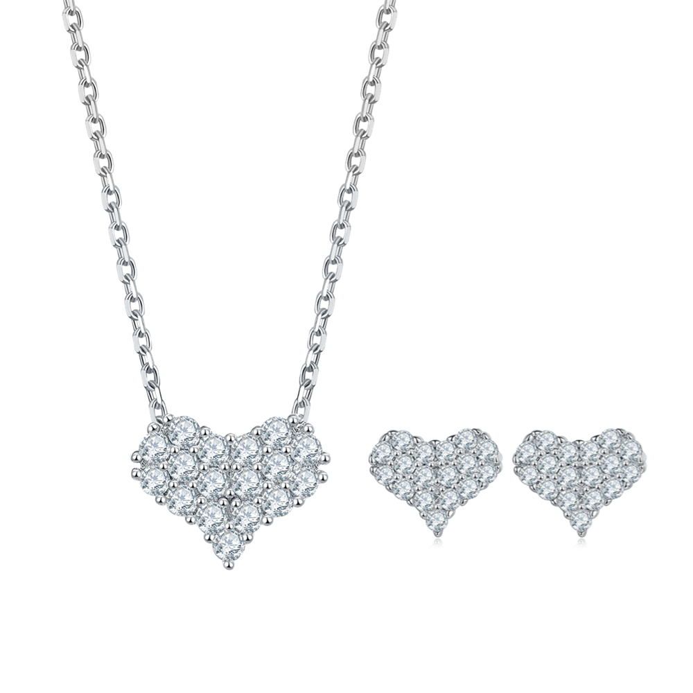 Diamond Moissanite Pendant Necklaces