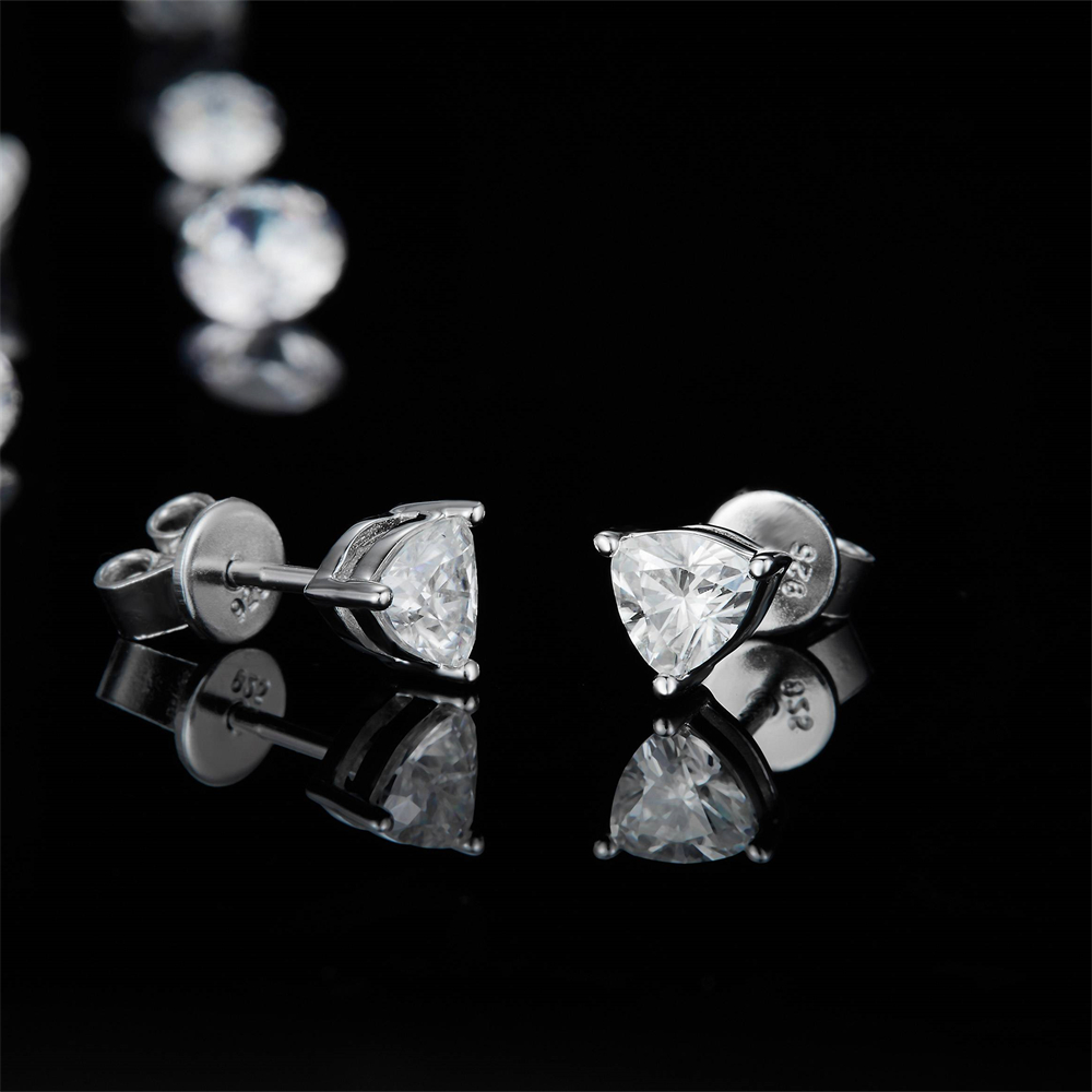 Moissanite Fire Earrings