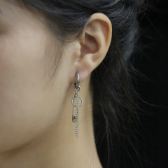 316L Pin Chain Earrings