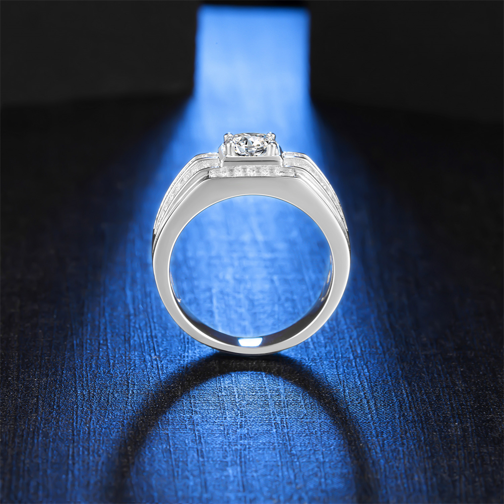 Moissanite Oval Solitaire