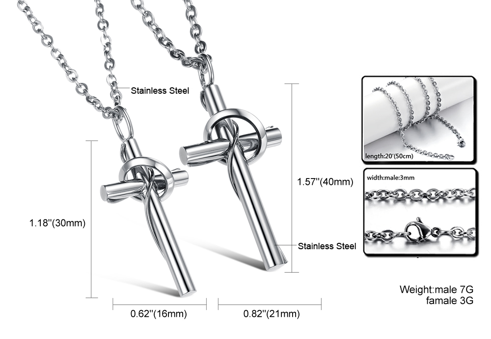 Stainless Cross Necklace