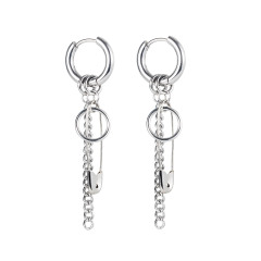 316L Pin Chain Earrings