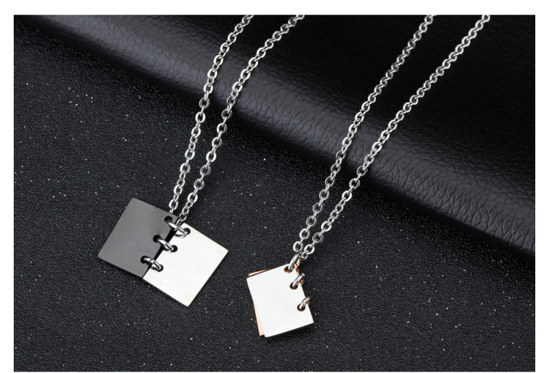 Stainless Steel Couple Necklace