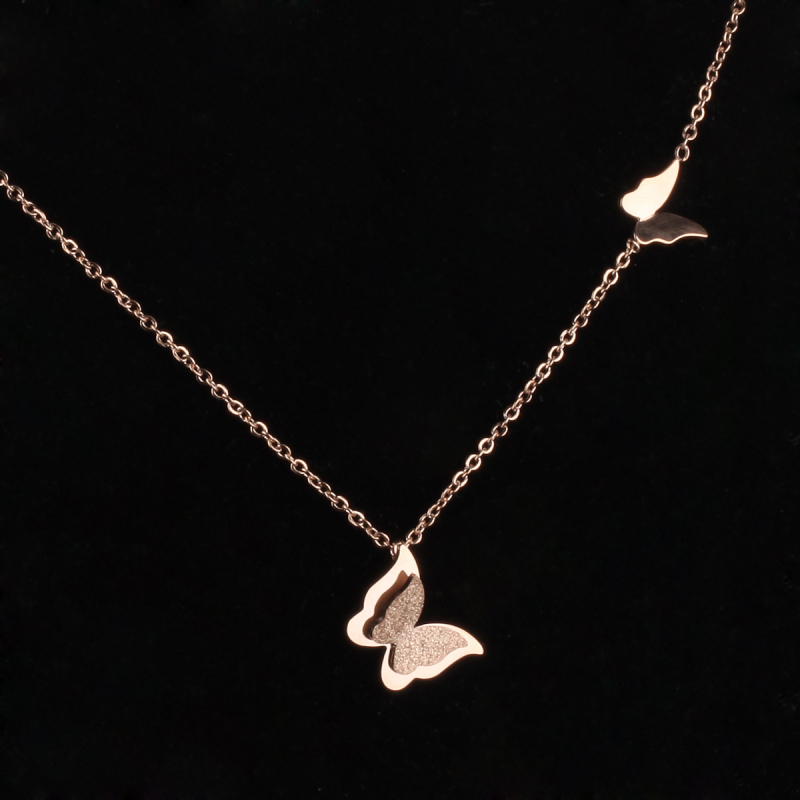 Butterfly Necklace Stainless Steel