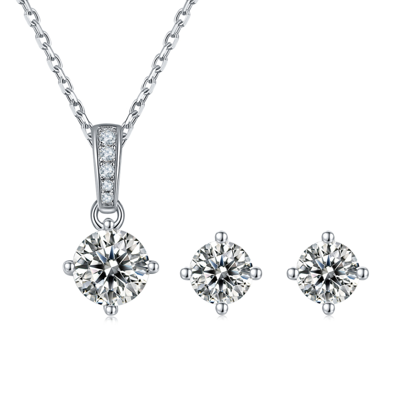 Charles And Colvard Diamond Necklace