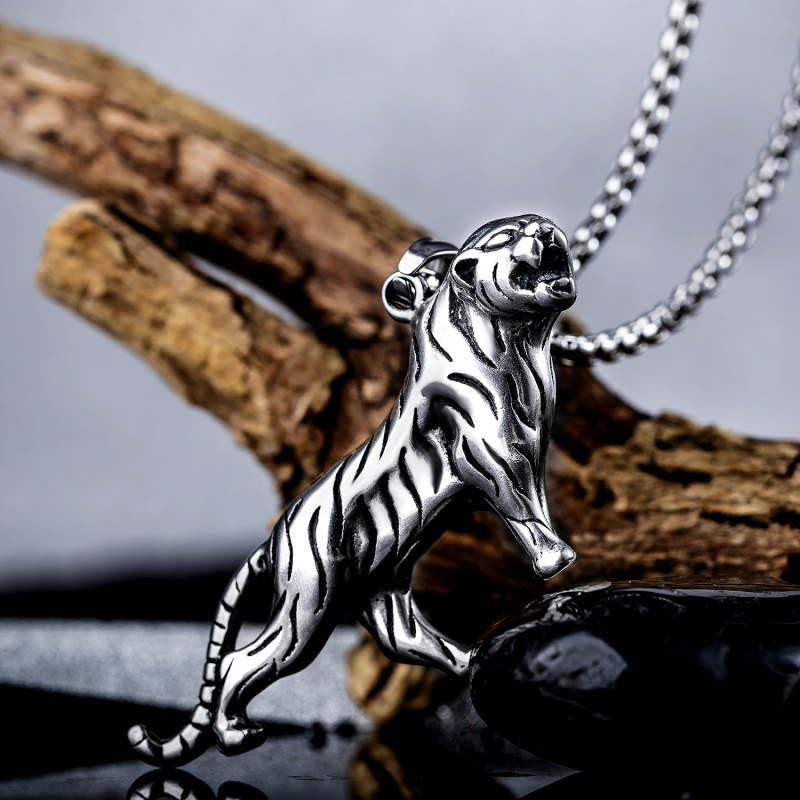 Stainless Steel Lion Pendant