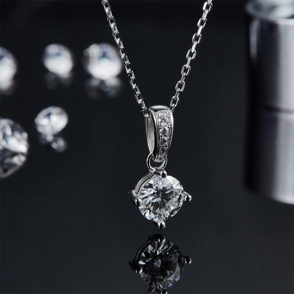 Charles And Colvard Diamond Necklace