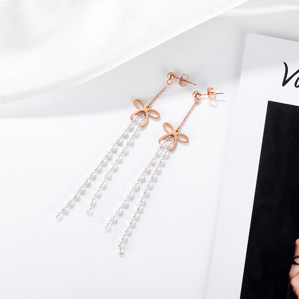 Pearl Drop Fashion Earrings