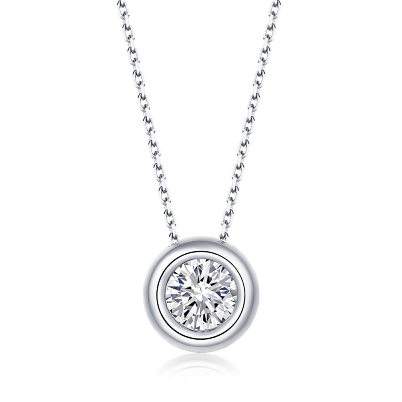 Moissanite Fire Necklace