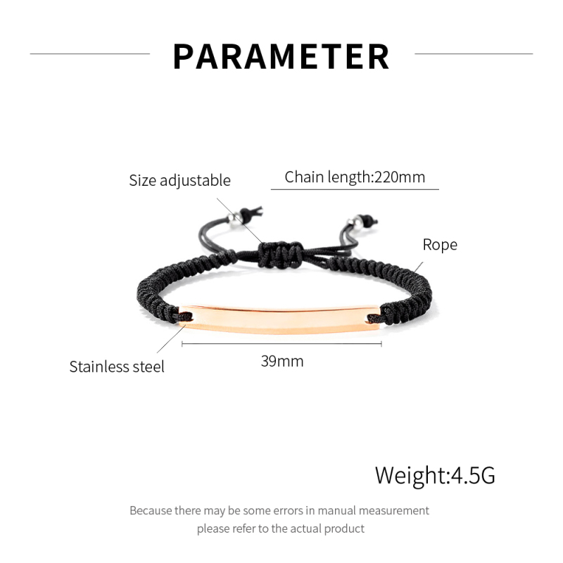 Stainless Steel Rope Bracelet