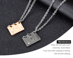 Stainless Steel Couple Necklace