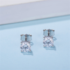 Moissanite Stud Earrings 4ct