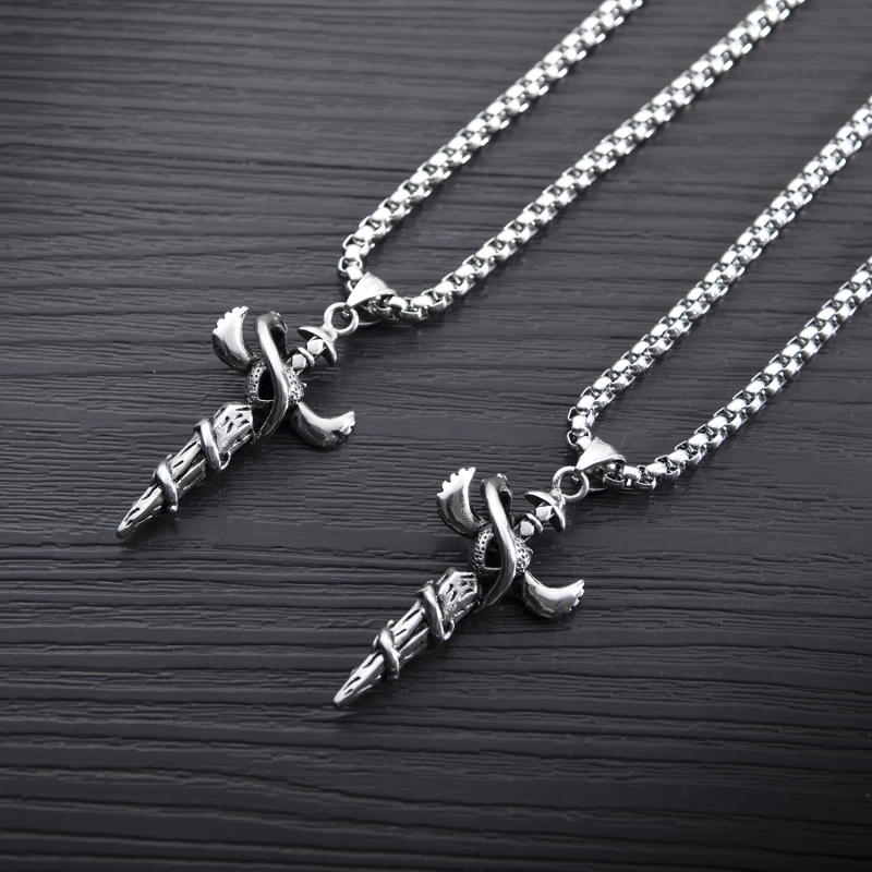 Stainless Steel Cross Chain