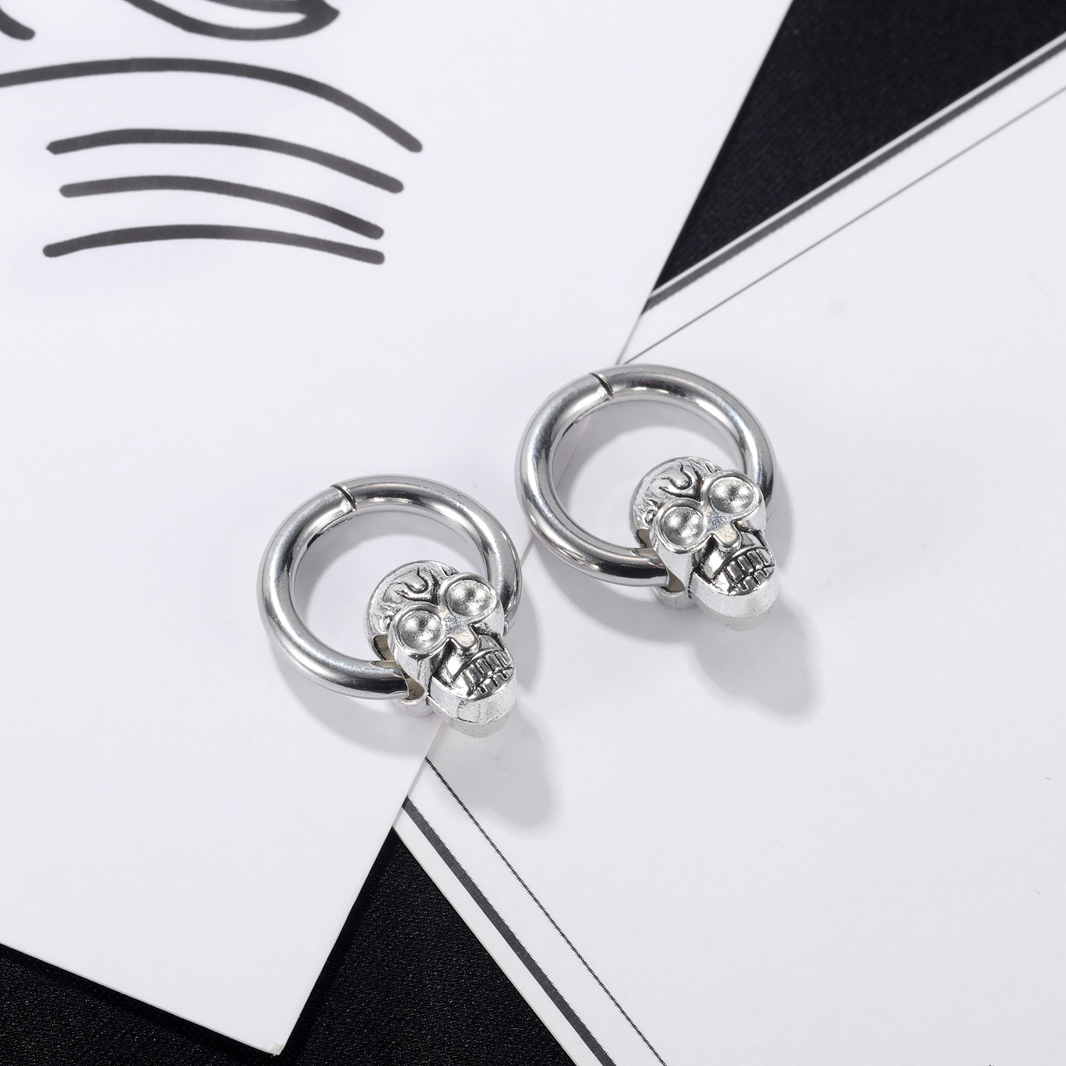 Cute Skull Head Stylish Earrings for Party