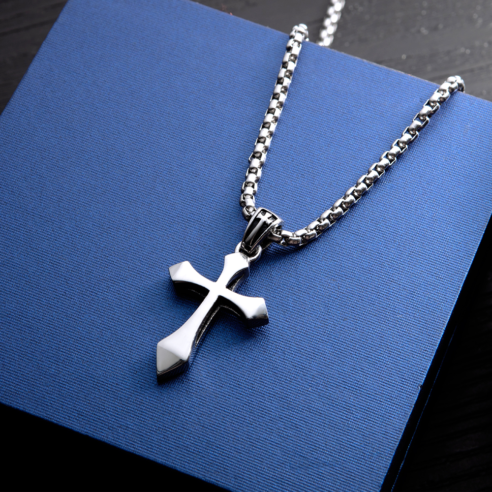 Stainless Steel Cross Chain