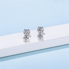 Birthstone Moissanite Stud Earrings