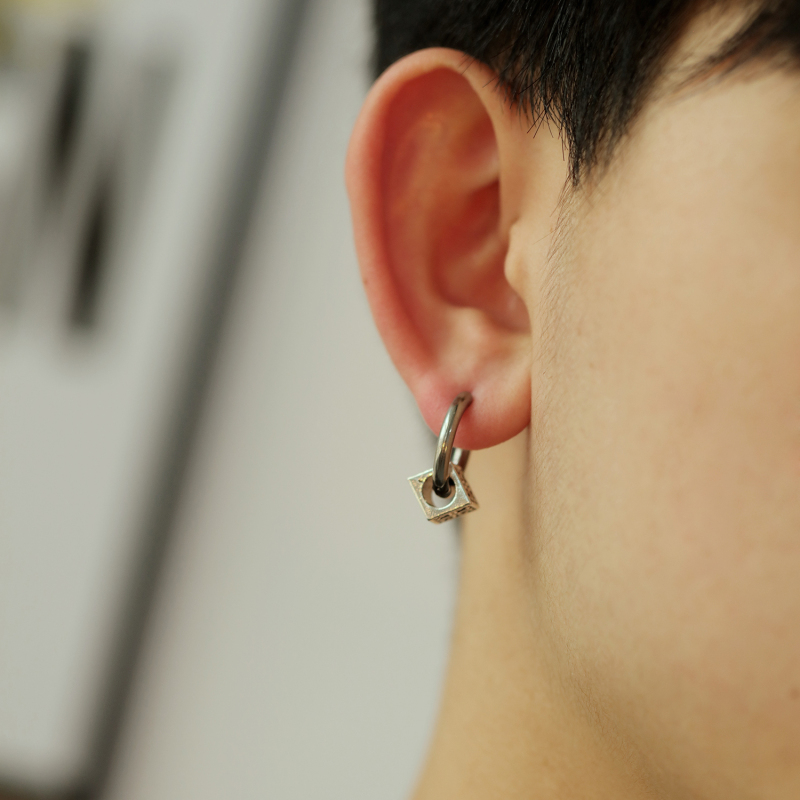 Stylish Cube Drop Earrings