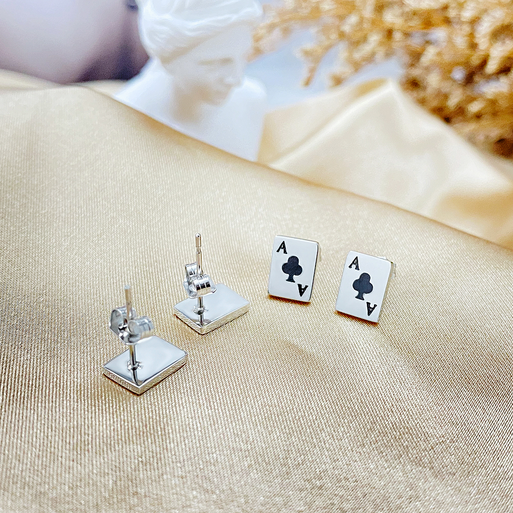 Fairy Style Poker Earrings