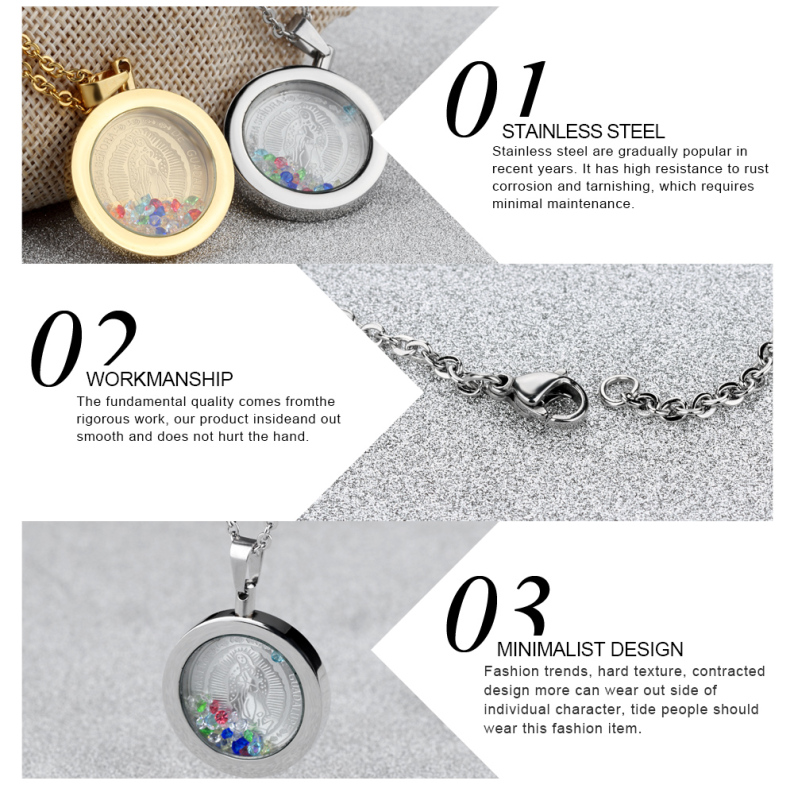 Stainless Steel Round Pendant