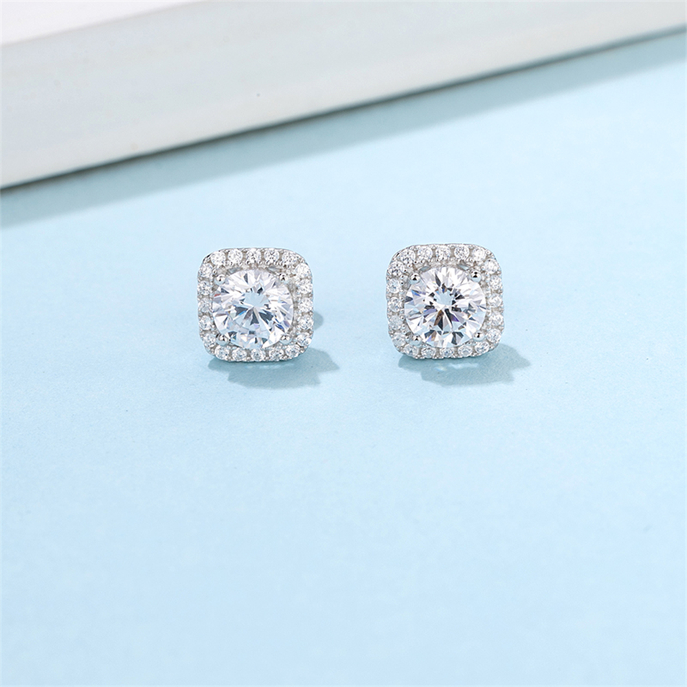 Unique Women Moissanite Earrings