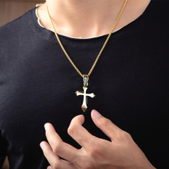 Stainless Steel Cross Chain