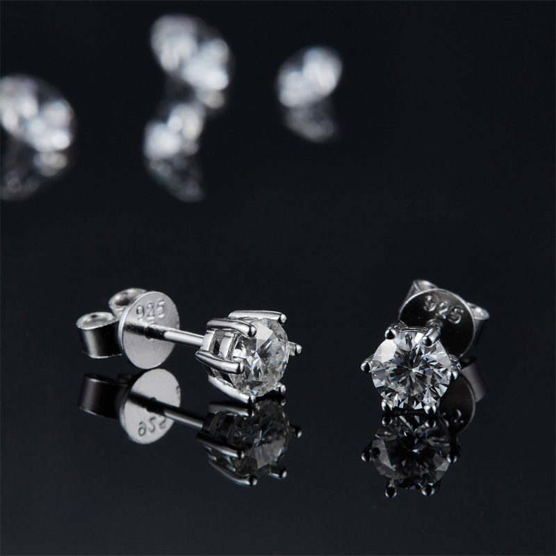 JTV Moissanite Studs