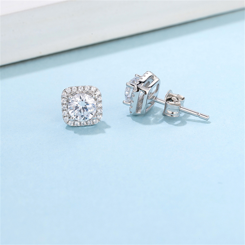 Unique Women Moissanite Earrings