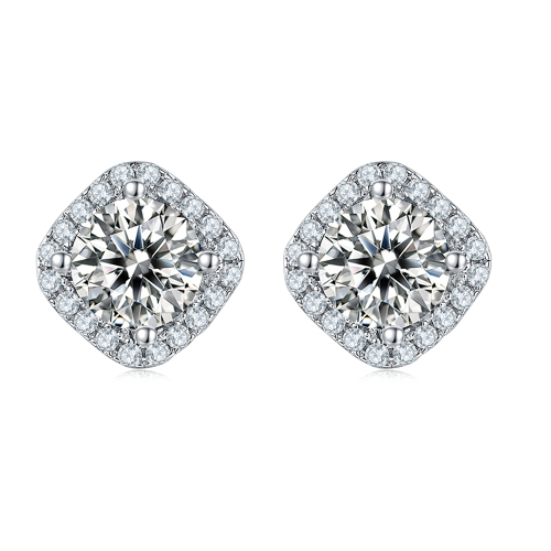Unique Women Moissanite Earrings