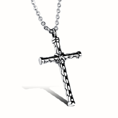 Stainless Steel Cross Pendant Necklace