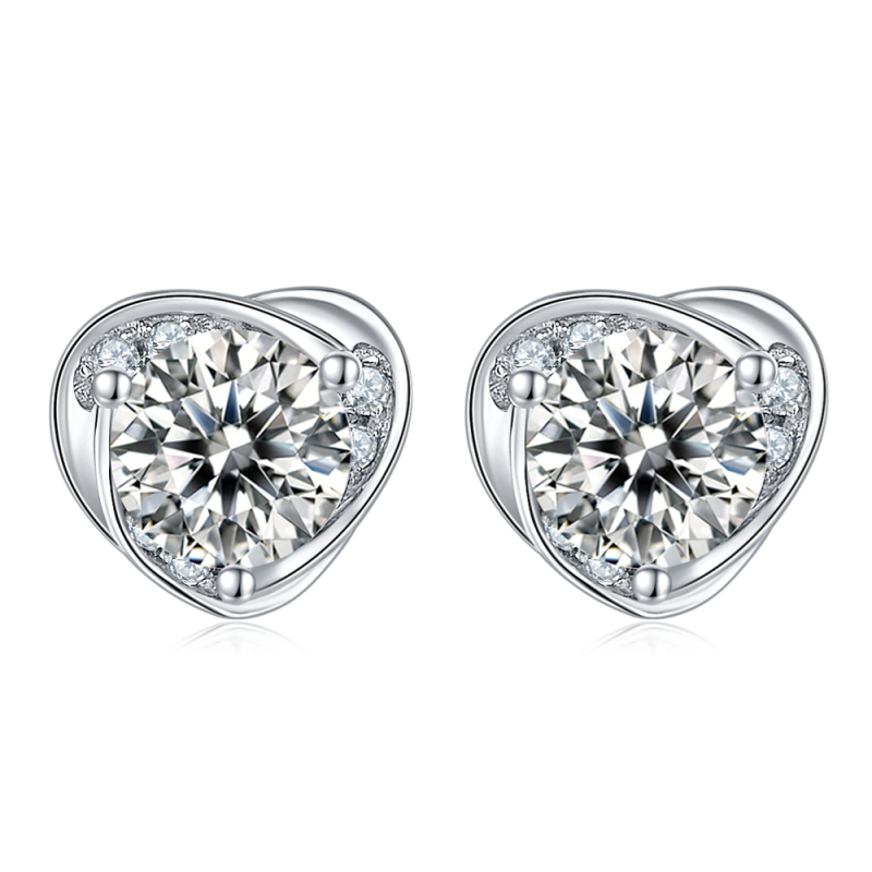 Moissanite Earrings For Wedding