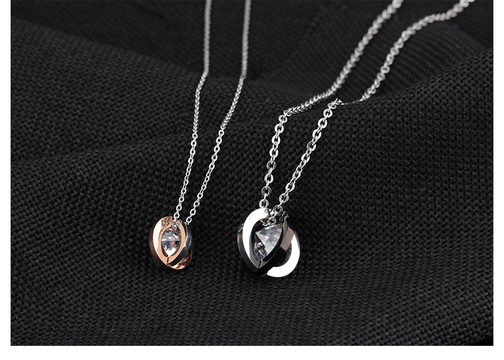 Stainless Steel Couple Necklace