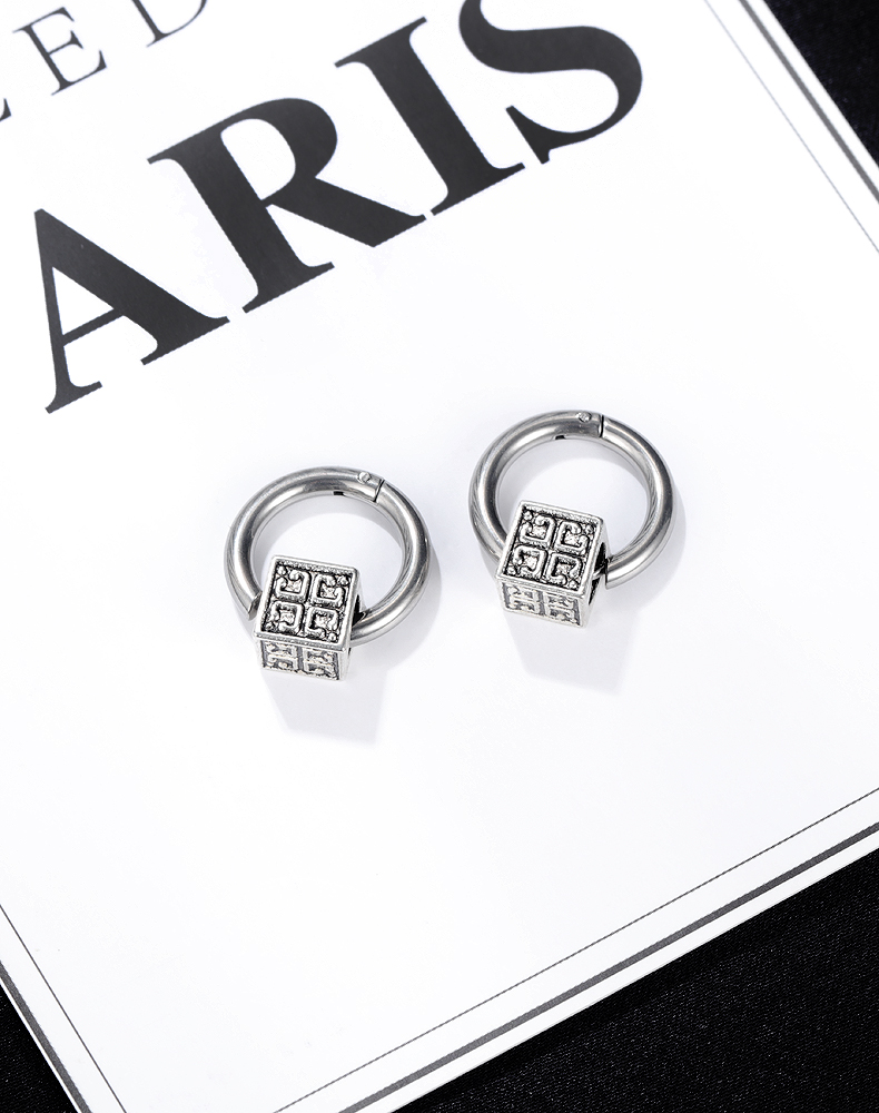 Stylish Cube Drop Earrings