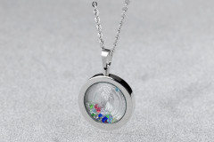 Stainless Steel Round Pendant