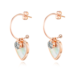 Love shape Diamond Earrings