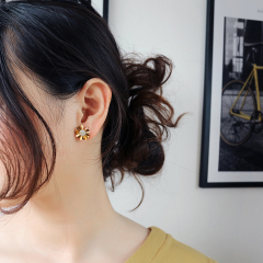 Artificial Flower Jewellery Earrings
