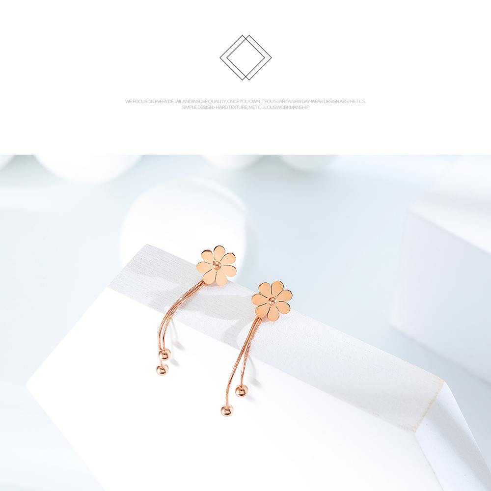 Fashion Dlirt Rose Gold Earrings