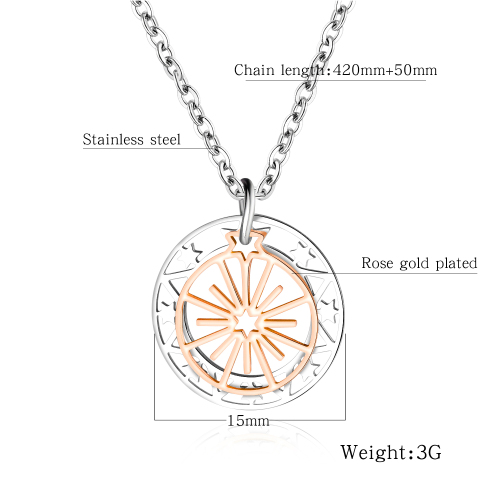 Stainless Steel Necklace Womens