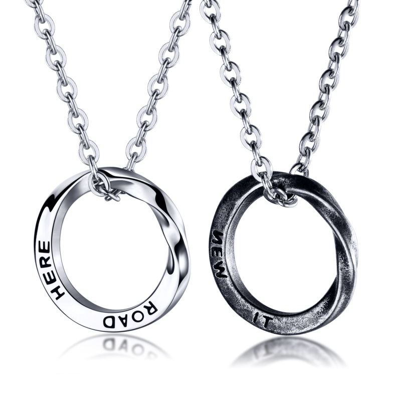 Stainless Steel Ring Necklace