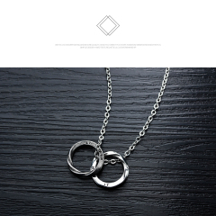 Stainless Steel Ring Necklace