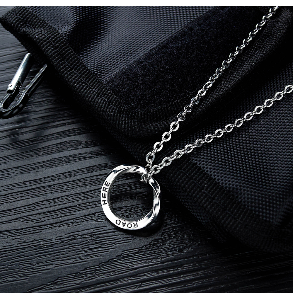 Stainless Steel Ring Necklace