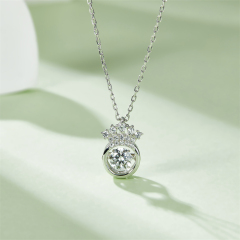 Eternity Moissanite Necklace