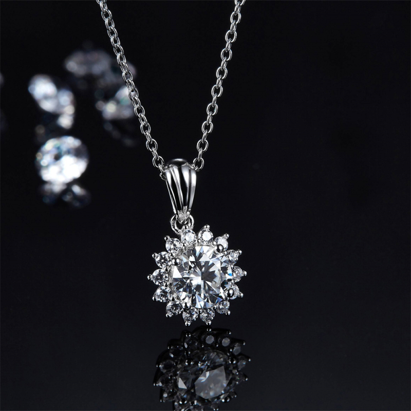 Layered Moissanite Necklace