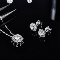 Long Moissanite Necklace